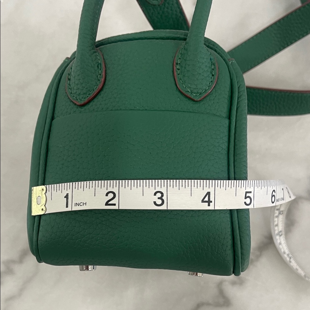 Green Leather Shoulder Bag - Picture 11 of 15